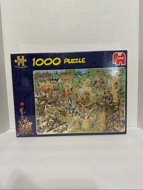 1000-Piece Castle Conflict Jumbo 17213 Jan Van Haasteren